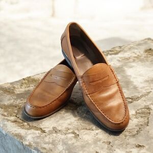 Cole Haan Mens Leather Classic Penny Loafers Size 10 M